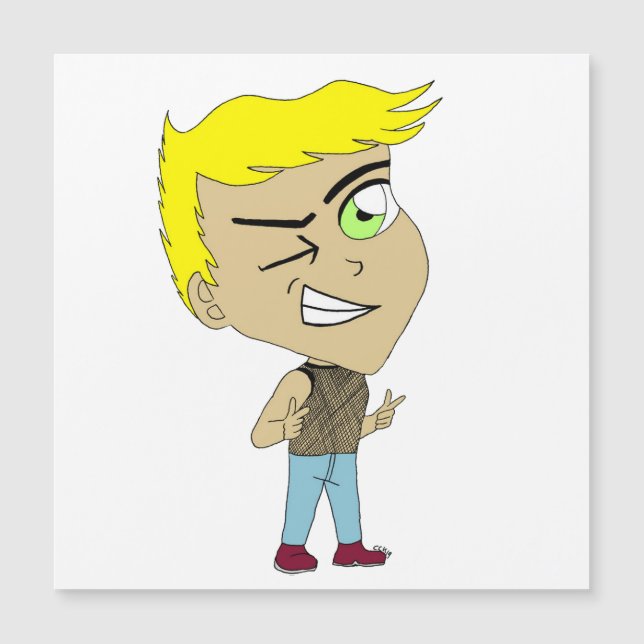 Chibi-Magnet Magnetkarte (Vorderseite)