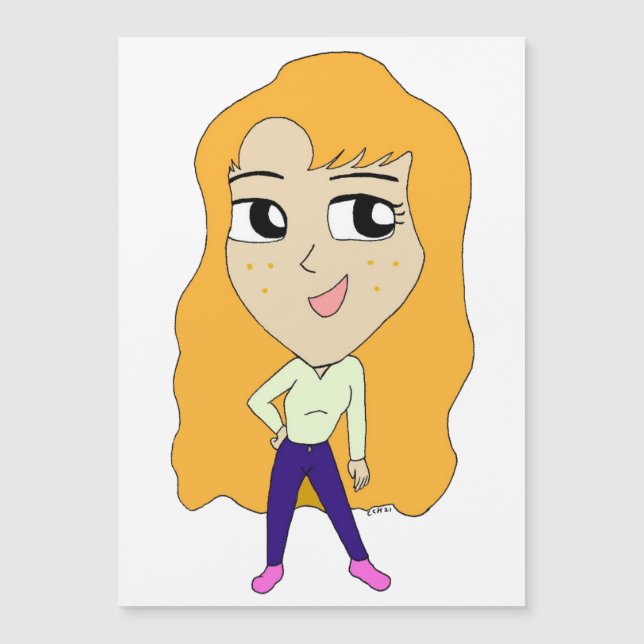 Chibi Magnetkarte (Vorderseite)