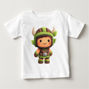 Chibi-Maskottchen – Süßes Cartoon-Charakter-Kinder Baby T-shirt