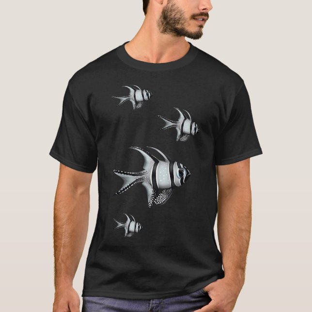 Chibi Mosasaur und Hai T-Shirt (Vorderseite)