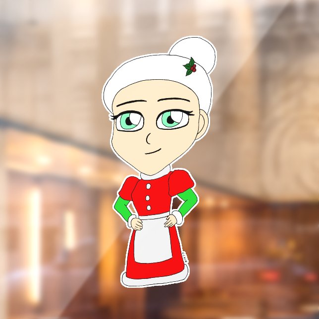 Chibi mrs fensteraufkleber (Blatt 2)
