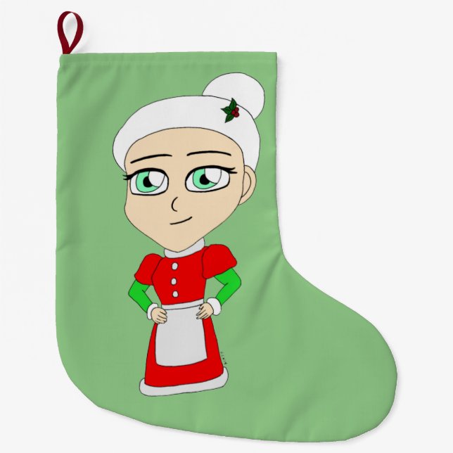 Chibi mrs großer weihnachtsstrumpf (Vorderseite)