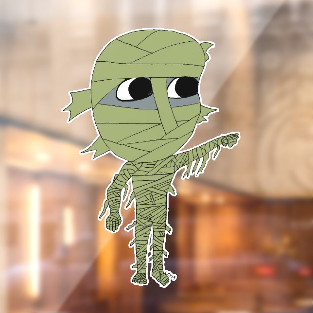 Chibi-Mumie Fensteraufkleber (Blatt 2)