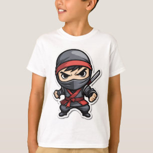 Chibi Ninja Warrior Cartoon - Kampfkünste von Fier T-Shirt
