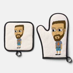 Chibi Ofenhandschuh & Topflappen-Set