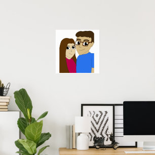 Chibi-Paar Poster