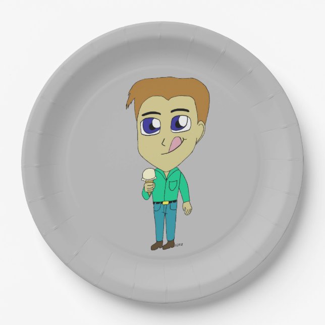 Chibi Pappteller (Vorderseite)