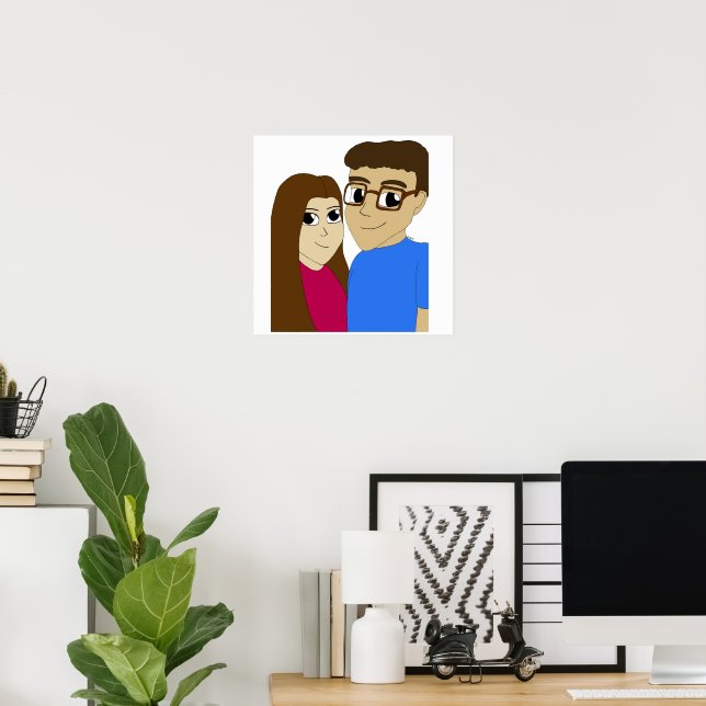 Chibi Poster (Heimbüro)