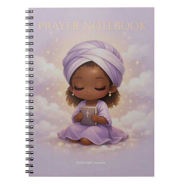 Chibi Prayer Journal Notebook Notizblock (Vorderseite)