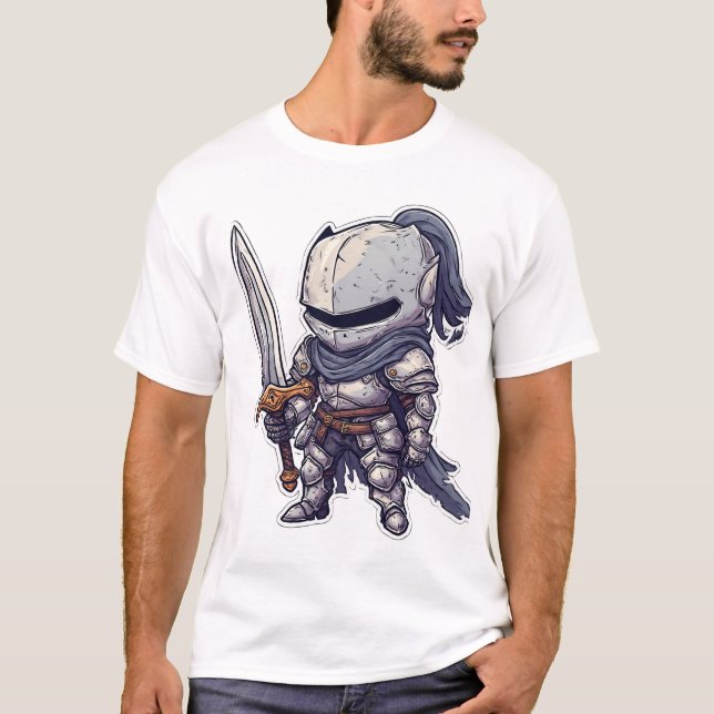 Chibi-Ritter-Shirt T-Shirt (Vorderseite)