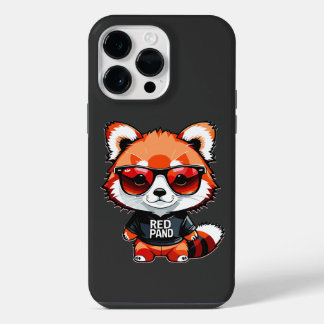 Chibi-Rotpanda-Junges iPhone 14 Pro Max Hülle