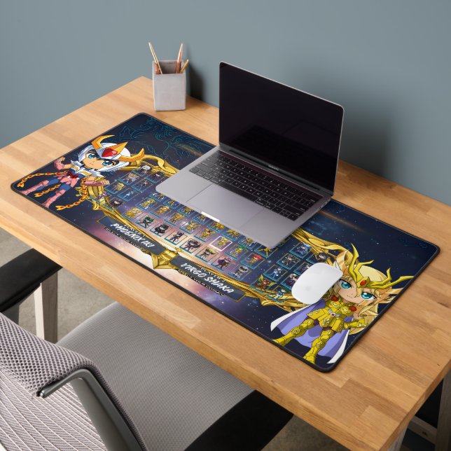Chibi Saint Seiya Gaming Mouse Pad Desk Mat (Bureau 2)