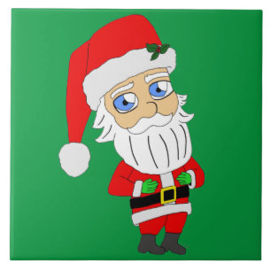 chibi santa claus fliese