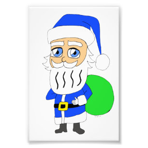 Chibi Santa Claus Fotodruck