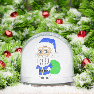 Chibi Santa Claus Schneekugeln