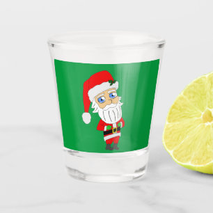 Chibi santa clubglas schnapsglas