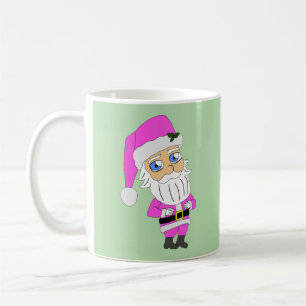 Chibi-Santa im rosa Anzug Kaffeetasse