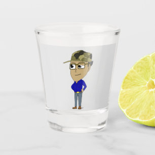 Chibi-Scheiben Schnapsglas