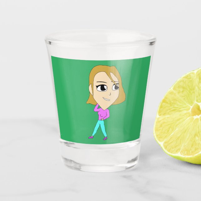 Chibi Schnapsglas (Vorderseite)