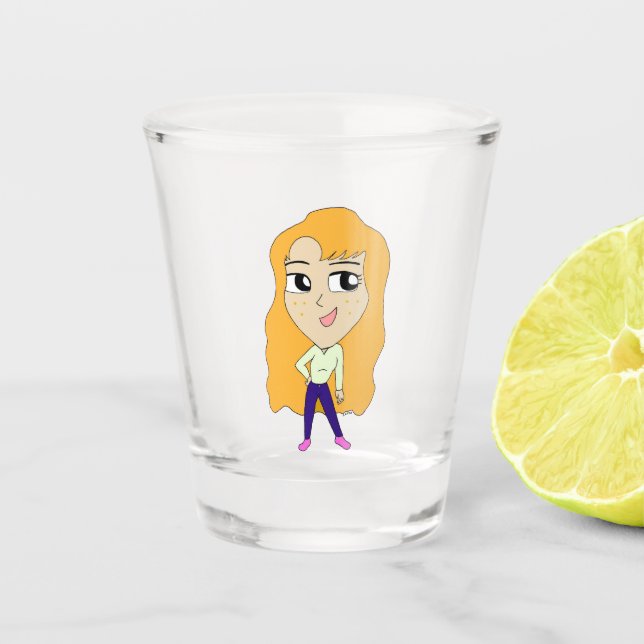 Chibi Schnapsglas (Vorderseite)