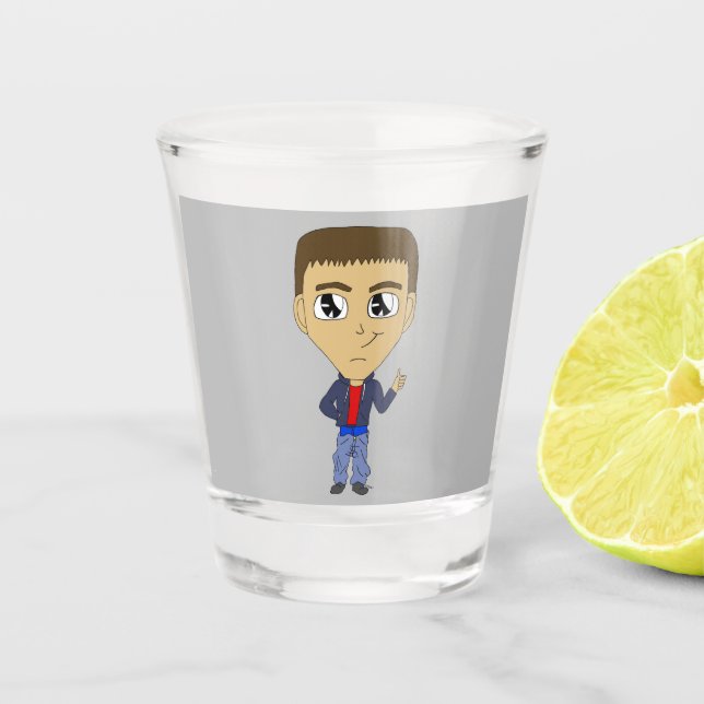Chibi Schnapsglas (Vorderseite)