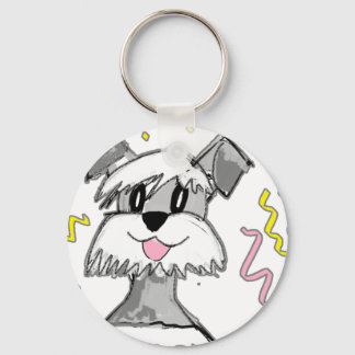 Chibi Schnauzer Schlüsselanhänger