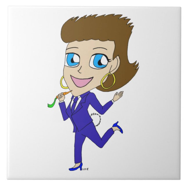 Chibi-Schwanz Fliese (Vorderseite)
