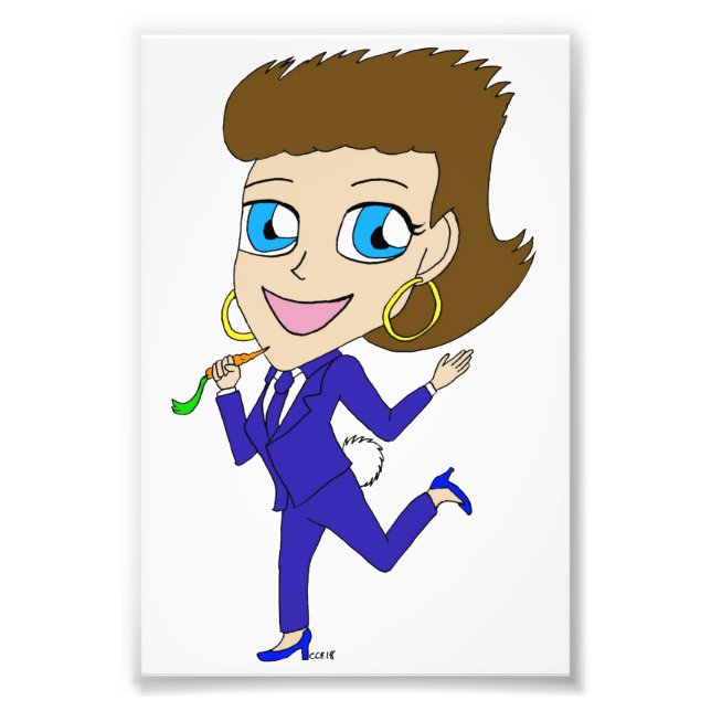Chibi-Schwanz Fotodruck (Vorne)