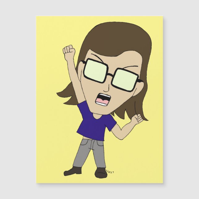 Chibi Sonic_Zeph Magnetkarte (Vorderseite)