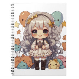 Chibi-Spiralnotebook Notizblock