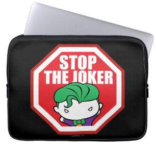 Chibi "Stopp the Joker" Unterschrift Laptopschutzhülle