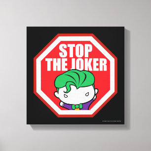 Chibi "Stoppt den Joker" Schild