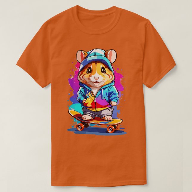 Chibi Style Hamster T-Shirt (Design vorne)