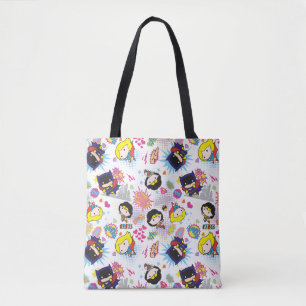 Chibi Super Heroine Pattern Tasche