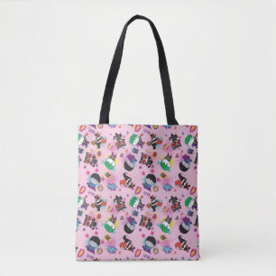 Chibi Super Villain Action Pattern Tasche