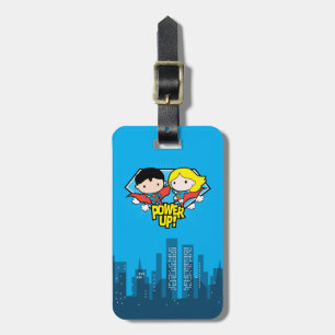 Chibi Superman & Chibi Supergirl Power Up! Gepäckanhänger
