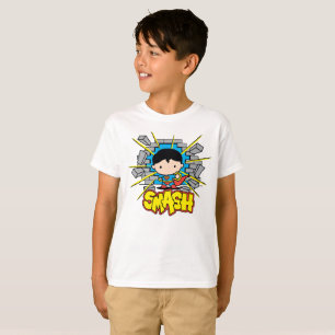 Chibi-Superman, der durch die Mauer schlug T-Shirt