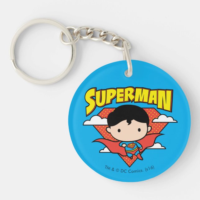 Chibi Superman Polka Dot Shield et nom (Devant)