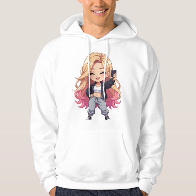 Chibi Süße Hoodie (Vorderseite)