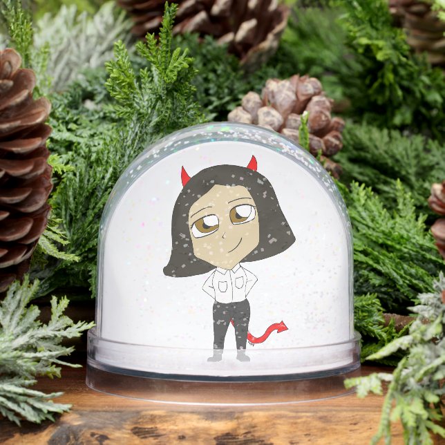 Chibi-Teufel Schneekugeln (Winter)