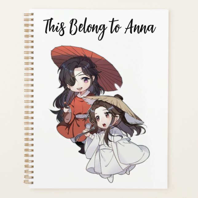 Chibi Tianguan Cifu Customized Planner Planer (Vorderseite)