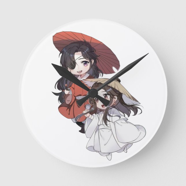 Chibi Tianguang Cifu Wall Clock Runde Wanduhr (Vorderseite)