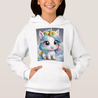 chibi, unicornio blanco de ojos claros