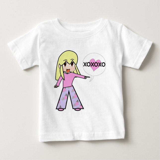 Chibi Valentine Baby T-shirt (Vorderseite)