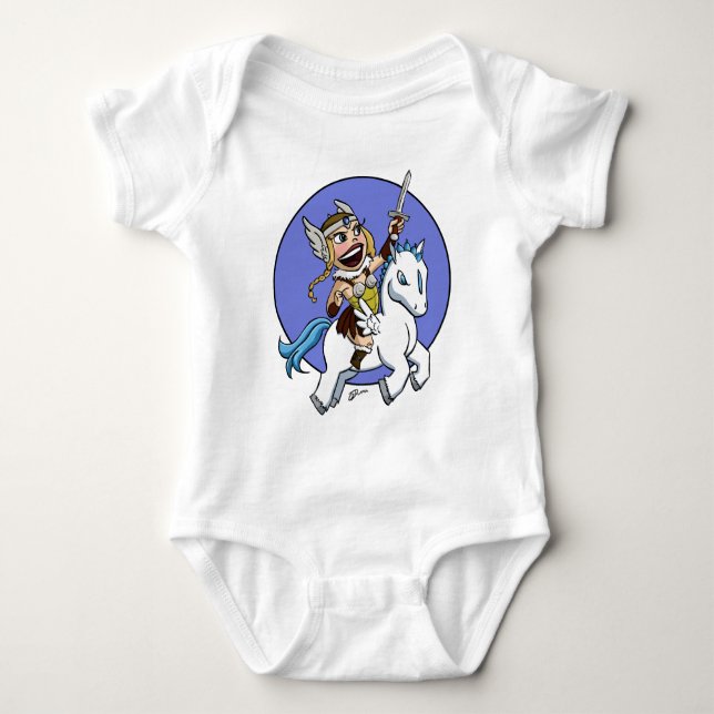 chibi valkyrie baby strampler (Vorderseite)