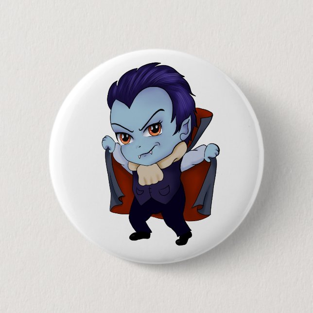 Chibi Vampir Button (Vorderseite)