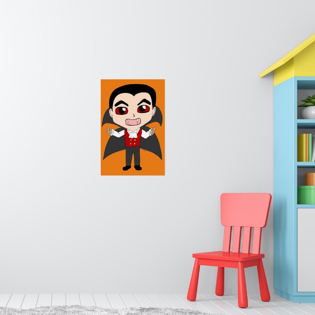 Chibi Vampir Poster (Kinderzimmer 1)