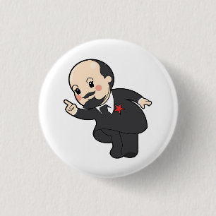 Chibi Vladimir Ilyich Lenin Button