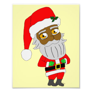 Chibi Weihnachtsmann Fotodruck