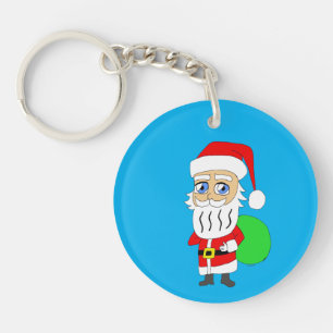 Chibi Weihnachtsmann Schlüsselanhänger